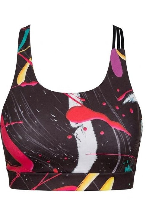 Paint Splash Sports Bra