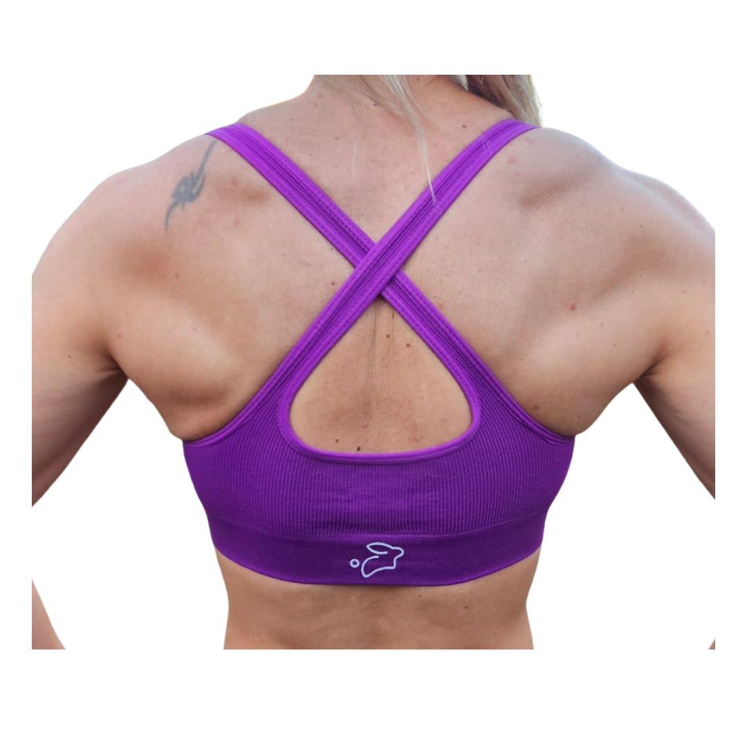 Purple Ribbed